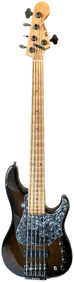 Warmoth 5 String P-Bass upright